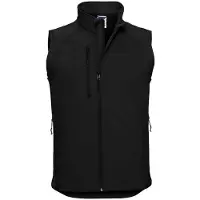 Russell athletic Russell Heren Softshell Gilet (Zwart)