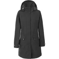 Trespass - Dames Rainy Day Waterproof Jas (Zwart)