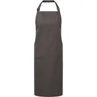 Premier Unisex Volwassenen Biologisch Fairtrade Gecertificeerd Volledig Schort (Zwart)