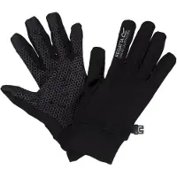 Regatta Lichtgewicht kinderhandschoenen Grippy II (Zwart/Donkergrijs)