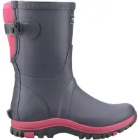 Cotswold Dames/Dames Realm Verstelbare Wellington Laarzen (Marine / Roze)