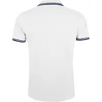 Sols Heren Pasadena getipt korte mouw Pique Polo Shirt (Wit/Zwaar)