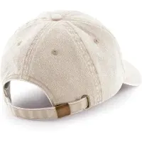 Beechfield Unisex Laag Profiel Vintage Denim-Look Cap (Vintage steen)