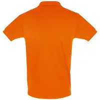 Sols Heren Perfect Pique Korte Mouw Poloshirt (Oranje)