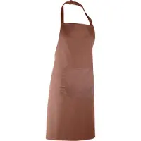 Premier Dames/Dames Kleuren Bipschort Met Zak / Werkkleding (Pakket van 2) (Mokka)