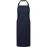 Premier Unisex Volwassenen Biologisch Fairtrade Gecertificeerd Volledig Schort (Marine)