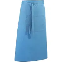 Premier Unisex Kleuren Barschort / Werkkleding (Lange Continentale Stijl) (Pakket van 2) (Turquoise)