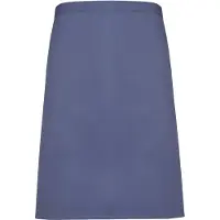 Premier Dames/Dames Mid-Length Apron (Pakket van 2) (Marineblauw)