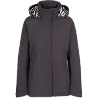 Trespass Dames/Dames Frosty Gewatteerde Waterdichte Jas (Zwart)