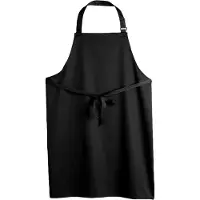 Sols Unisex Gala Lang Slabberschort / Barwear (Diep zwart)