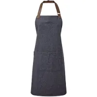 Premier Volwassenen Unisex Bijlage Slabberschort (Marine)