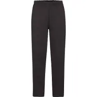 Fruit Of The Loom Heren joggingbroek met open zoom (Zwart)