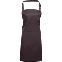 Premier Unisex Volwassenenschort met zakken (Houtskool)