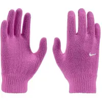 Nike TG 2 speelse gebreide Swoosh-handschoenen voor volwassenen (Roze/Wit)