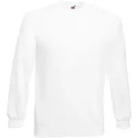 Fruit Of The Loom Heren Raglan Mouwen Belcoro Sweatshirt (Wit)