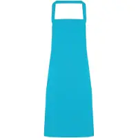 Premier Dames/Dames Slim Apron (geen Zak) / Werkkleding (Pakket van 2) (Turquoise)