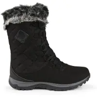 Regatta Great Outdoors Dames/Dames Newley Thermo Laarzen met imitatiebont (Zwart/Brielgrijs)