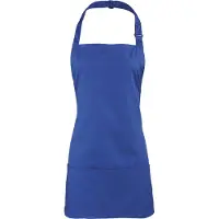 Premier Kleuren 2-in-1 schort / werkkleding (Pack of 2) (Koninklijk)