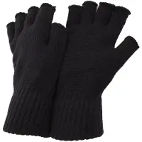 Floso Heren vingerloze winterhandschoenen (Donkergrijs)