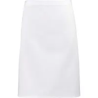Premier Dames/Dames Mid-Length Apron (Pakket van 2) (Wit)