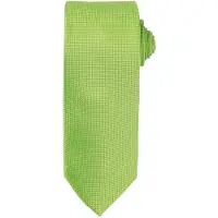 Premier Heren Micro Waffle Formal Work Tie (Pakket van 2) (Kalk)