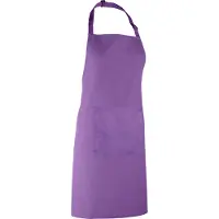 Premier Dames/Dames Kleuren Bipschort Met Zak / Werkkleding (Pakket van 2) (Rijke Violet)