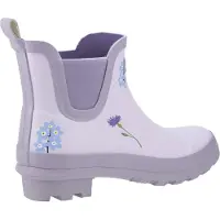 Cotswold Dames Wilde Bloemen Wellingtonlaarzen (Lila)