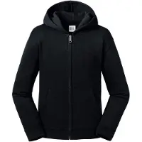 Russell athletic Russell Kinderen/kinderen Authentieke Zip Hooded Sweatshirt (Zwart)