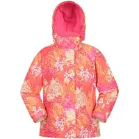 Mountain Warehouse Ski jas voor kinderen/kleuters Sneeuwklokje aquarel (Helder oranje)