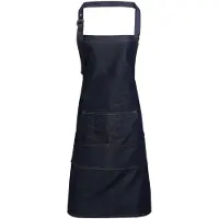 Premier Volledige schort in keperstof voor volwassenen (Indigo Denim)