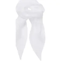 Premier Uniseks sjaal van chiffon in kleuren voor volwassenen (Wit)