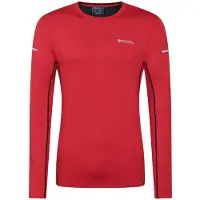 Mountain Warehouse Heren Vault Gerecycled Top (Actief Rood)