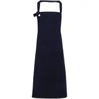 Premier Unisex Calibre Heavy Cotton Canvas Bib Apron (Marine)