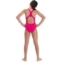 Speedo Meisjes Medalist Eco Endurance+ Eendelig Badpak (Roze)