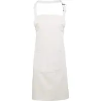 Premier Dames/Dames Kleuren Bipschort Met Zak / Werkkleding (Wit)