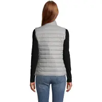 Sols Dames/Dames Wave Lichtgewicht Bodywarmer (Metaalgrijs)