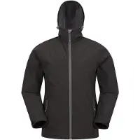 Mountain Warehouse Heren Exodus Waterdichte Soft Shell Jas (Zwart)