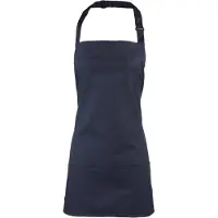 Premier Kleuren 2-in-1 schort / werkkleding (Pack of 2) (Marine)
