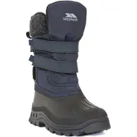 Trespass Childrens Boys Strachan II Waterdichte Aanrakingsbevestiging Sneeuwschoenen (Marine)