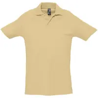 Sols Heren Lente II Korte Mouw Zwaarlijvig Poloshirt (Zand)