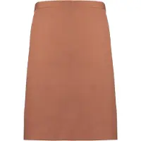 Premier Dames/Dames Mid-Length Apron (Pakket van 2) (Kastanje)