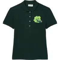 Lacoste Dames L.12.D Mini Pique Stretch Slim Polo Shirt (Groen)