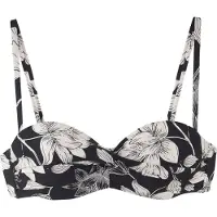 s.Oliver Bikinitop 'LM' zwart / wit