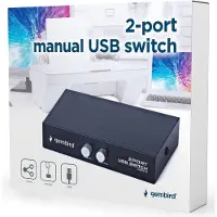 Gembird 2-poorts USB switch