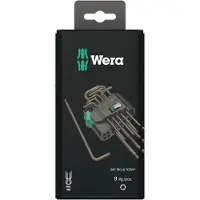 Wera 05073598001, L-vormige torx-sleutel, TX8, zwart, China, 80 mm, 28 mm