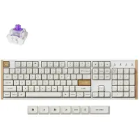 Keychron K10 HE - Magnetisch Toetsenbord - Draadloos - US Qwerty - 100% - Special Edition - Wit