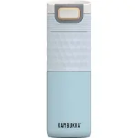 Kambukka Etna Grip Thermosbeker 500 ml - makkelijk reinigen - lekvrije Koffiebeker - Breezy Blue