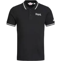 Lonsdale Shirt 'Causton' zwart / wit