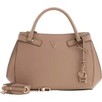 GUESS handtas schoudertas Serenova Girlfriend Satchel Pale Mocha Lichtbruin