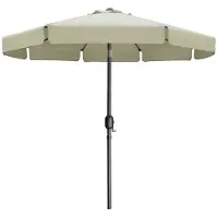 Marbueno 10488 270 Cm Beach Umbrella Beige